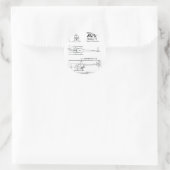 Robinson R-22 Ronde Sticker (Tas)