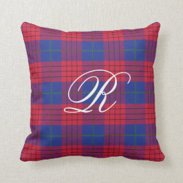 Robinson Tartan Monogram Pillow Kussen