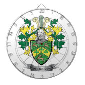 Robinson-wapenschild Dartbord (Voorkant)