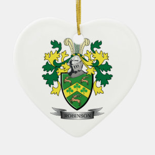 Robinson-wapenschild Keramisch Ornament