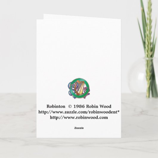 Robinton, Masterharper of Pern - Card Kaart (Achterkant)