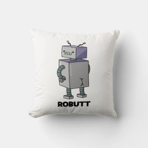 Robit Funny Robot Pun Kussen