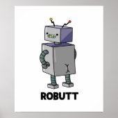Robit Funny Robot Pun Poster (Voorkant)