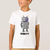 Robit Funny Robot Pun T-shirt (Voorkant)