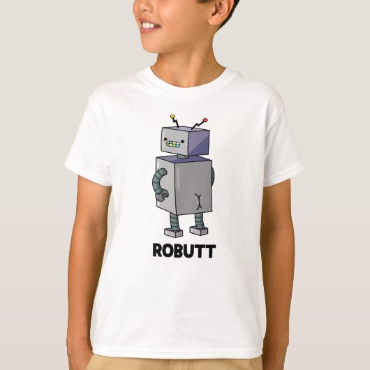 Robit Funny Robot Pun T-shirt (Voorkant)