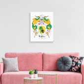 Robles Family Crest Canvas Afdruk (Insitu (Woonkamer))