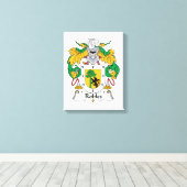 Robles Family Crest Canvas Afdruk (Insitu (Houten vloer))