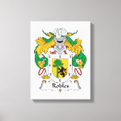 Robles Family Crest Canvas Afdruk (Voorkant)