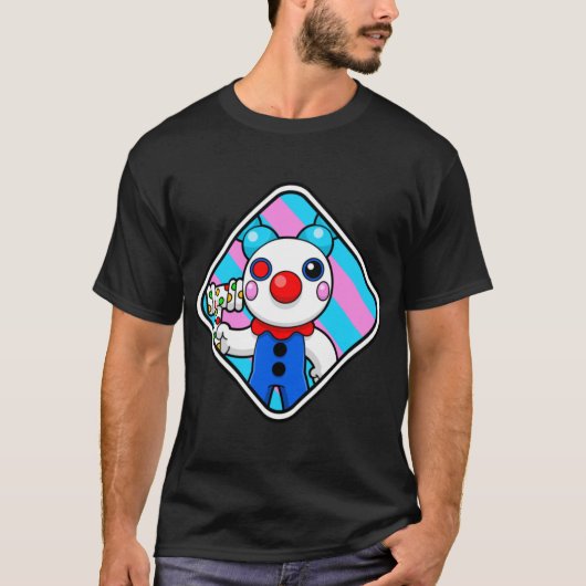 Roblo Piggy Clown retro gift T-shirt (Voorkant)