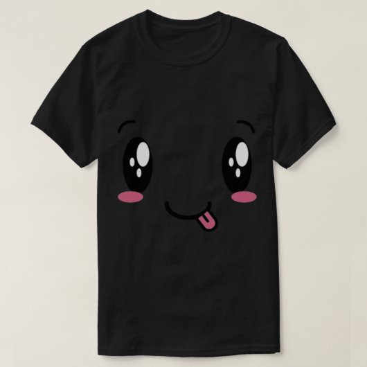 Roblox Cute Face T-shirt (Design voorkant)