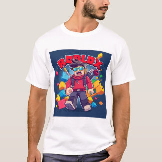Roblox – Digitale Wereld Print T-shirt