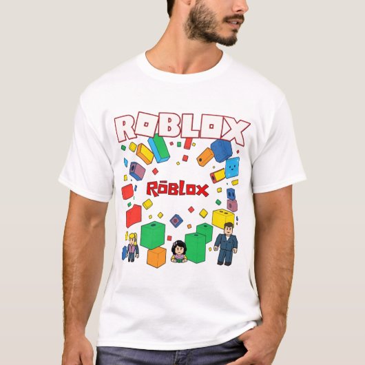 Roblox – Pixel Art Stijl T-shirt (Voorkant)