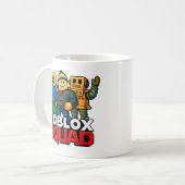 Roblox Squad Grappige Gamer Koffiemok (Voorkant links)