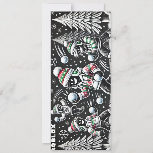 Robloxo's Cool Chalkboard Christmas Kaart voor jon (Voorkant)