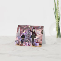 Robloxo's Emo Meisjes Kerstmis Kaart