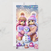 Robloxo's Teen Girls Preppy Flat Holiday Kaart (Voorkant)