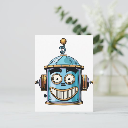 Robo Briefkaart (Staand voorkant)