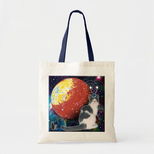 Robo-Cat Hobo Canvas tas (Voorkant)