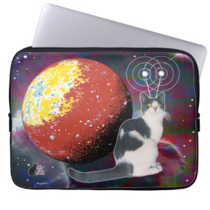 Robo-Cat Hobo Laptop Sleeve