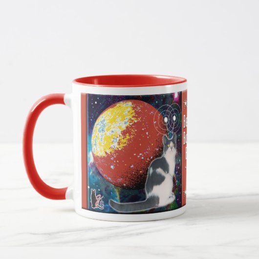 Robo-Cat Hobo Mok (Links)