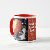 Robo-Cat Hobo Mok (Voorkant links)