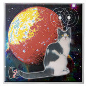 Robo-Cat Hobo Tegel Tegeltje (Voorkant)