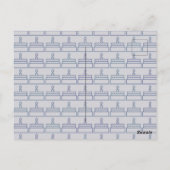 Robo Cat Verjaardagsfeestje - Futuristisch Feline  Briefkaart (Achterkant)