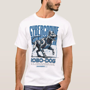 Robo Dog – Futuristische Cyber Hond T-shirt