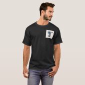 Robo-Groove: De Dansende Droid Sticker T-shirt (Voorkant volledig)