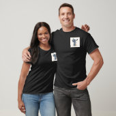 Robo-Groove: De Dansende Droid Sticker T-shirt (Unisex)
