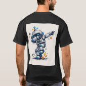 Robo-Groove: The Dancing Droid Sticker T-shirt (Achterkant)