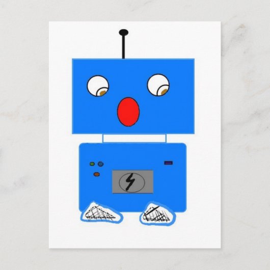 ROBO IN SHOCK BRIEFKAART (Voorkant)