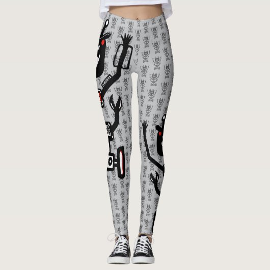 Robo Monsters Leggings (Voorkant)