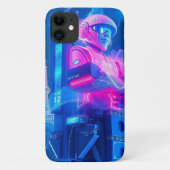Robo Neon Graphic – Mobiel Case-Mate iPhone Case (Achterkant)