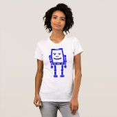 Robo Phone - Blauw T-shirt (Voorkant volledig)