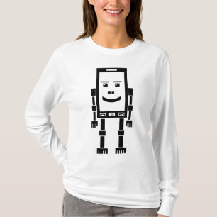 Robo Phone - Zwart T-shirt