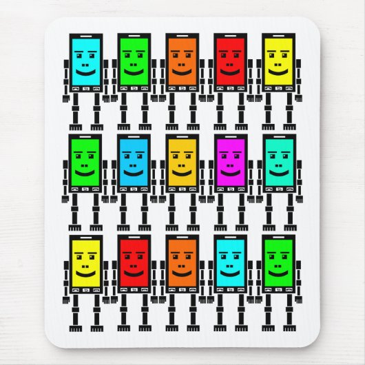 Robo Phones Muismat (Voorkant)