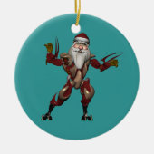 Robo Santa Keramisch Ornament (Voorkant)