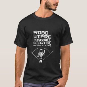 Robo-scheidsrechter honkbal slimmer voor fans en t t-shirt