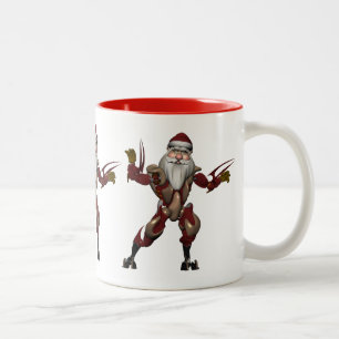 Robo Sinterklaas Tweekleurige Koffiemok