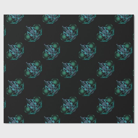 Robo Skull Cadeaupapier (Vlak)