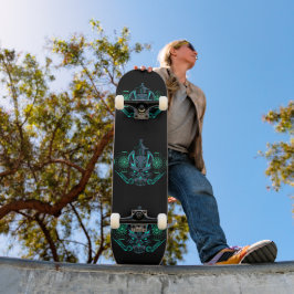 Robo Skull Persoonlijk Skateboard