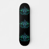 Robo Skull Persoonlijk Skateboard (Voorkant)