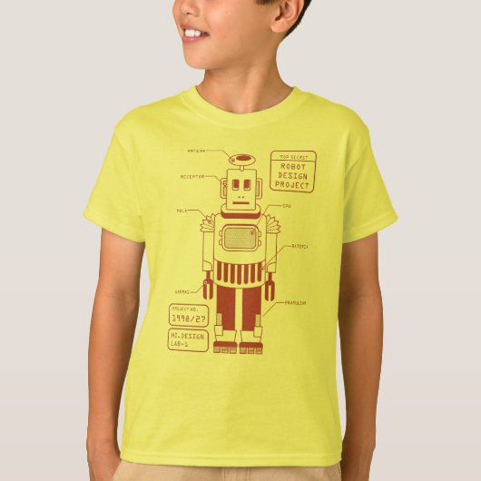 robo tech t-shirt (Voorkant)