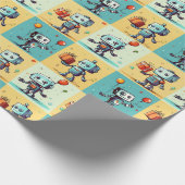 Robo Verjaardag Cadeaupapier (Hoek)