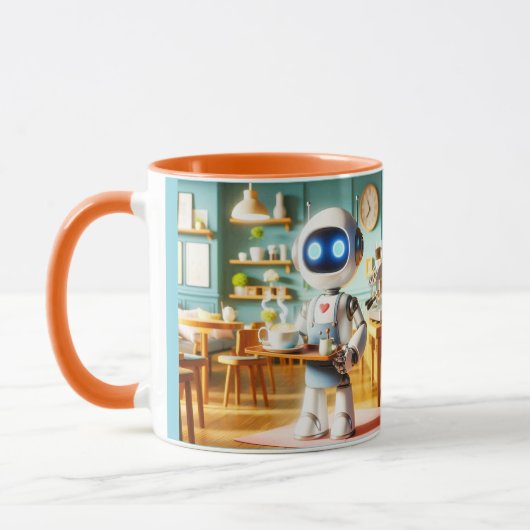 RoboBarista – AI Coffee Master Mok (Links)