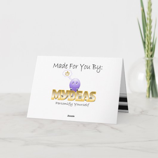 Robobee Bumble Bee Buzz Off Wenskaart Kaart (Achterkant)