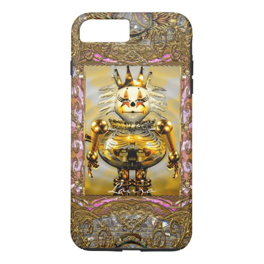 RoboClown Notenkraker 6/6s Monogram Case-Mate iPhone Case (Achterkant)