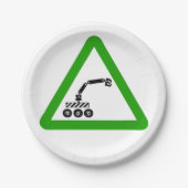 Robogeband Papieren Bordje (Voorkant)