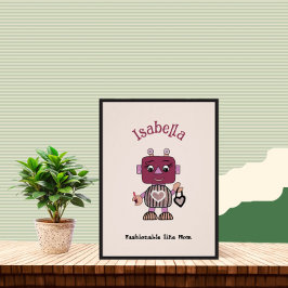 Robomeisje Perfect Poster